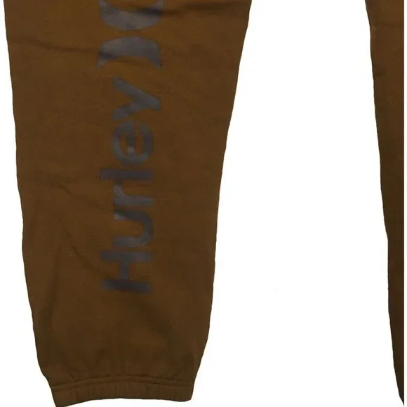 NWT NEW- Size XXL Hurley OAO Solid Summer Fleece Pant Ale Brown Cotton MSRP $50 - Picture 11 of 14